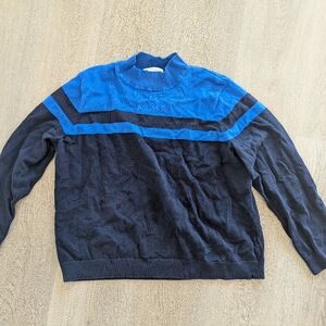 Women's Blue and Navy Sweatshirt